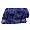 thumbnail image 4 of Tropical Foot Rest, Night Jungle with Panther Eyes Behind Exotic Plants Rainforest, Non-Slip Backing Adjustable Ergonomic Memory Foam Leg Support for Office, Blue Violet Indigo, by Ambesonne, 4 of 5