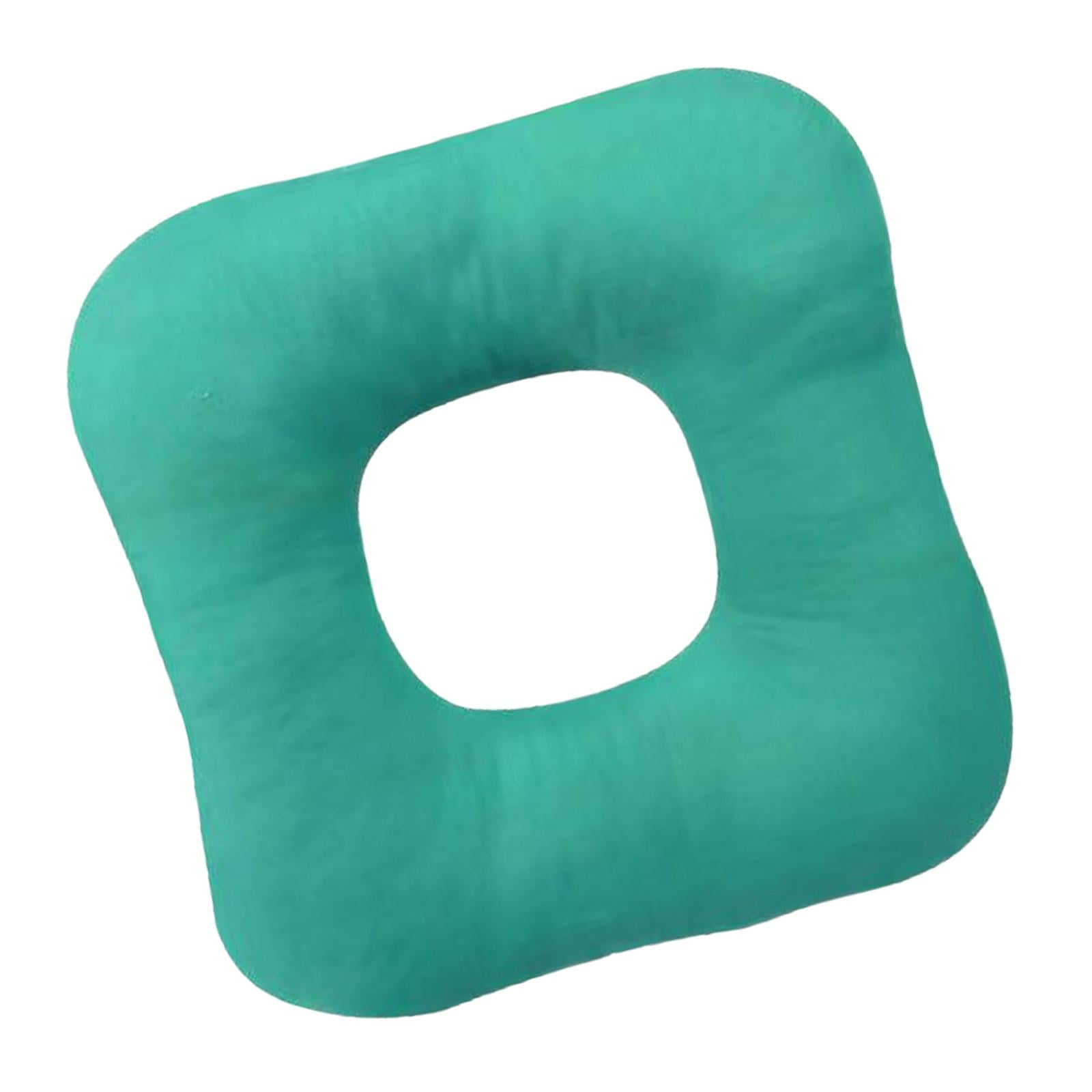 QSTDGVPW Donut Cushion,Doughnut Pillow Pad,Stuffed Donut Pillow Seat Cushion,Donut Pillow for Bedridden, Elderly Home, Office and Car green