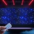 thumbnail image 2 of LED Lights Curtain Stage Star Light Curtain Backdrops Stage Starry Sky Cloth Background with DMX Control, for Wedding Christmas Party Club Decoration, 2 of 12