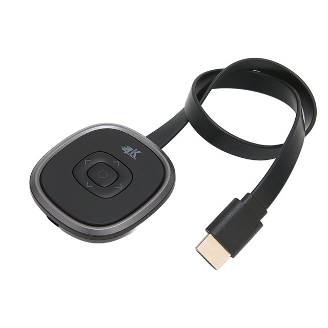 Dongle De Pantalla WiFi Inalámbrico, Aspecto único 2,4G 5G Negro Previene Interferencias Adaptador De Pantalla Inalámbrico Misma Pantalla Para Proyectores