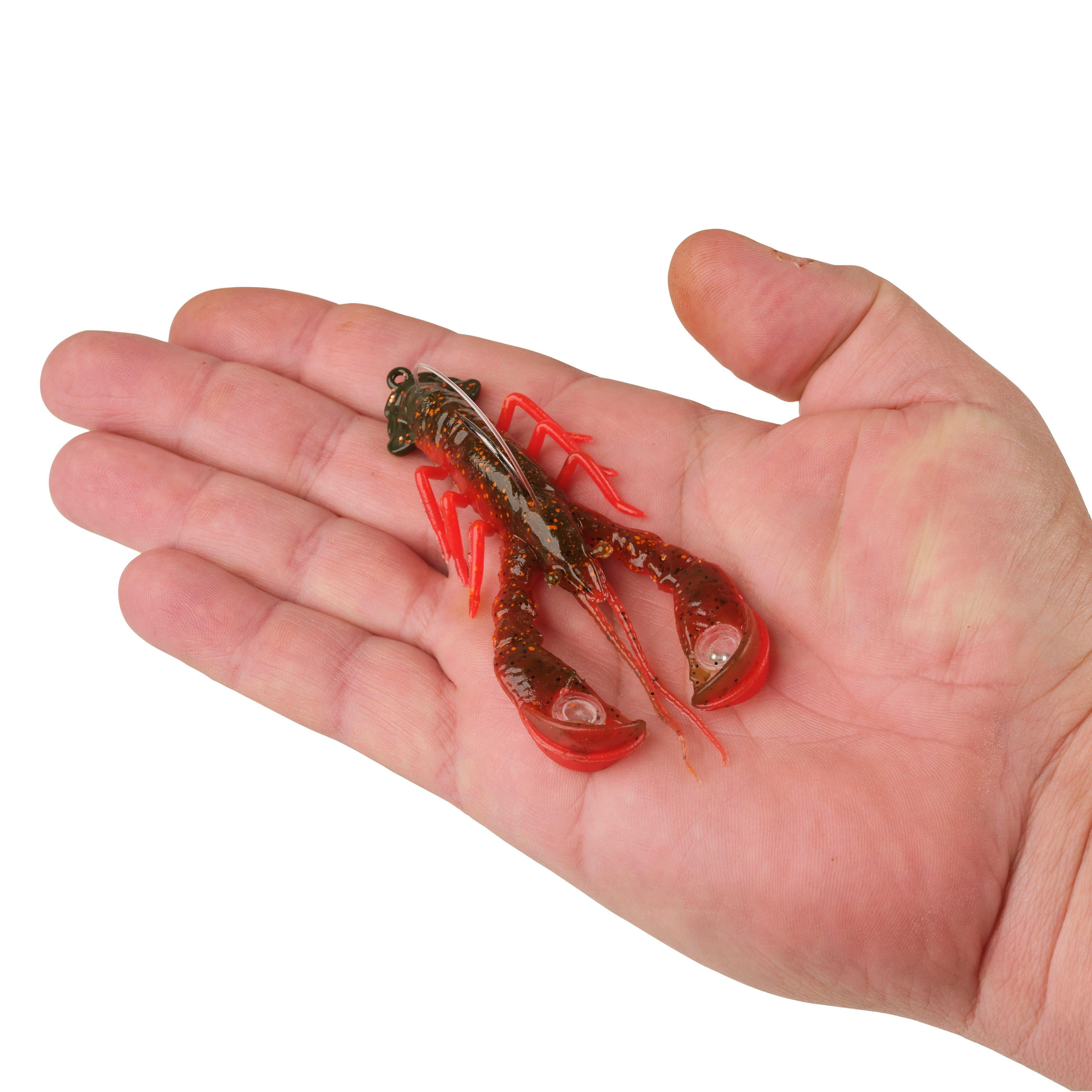 Berkley PowerBait® Clatter Craw, 3.5 in, Watermelon Red