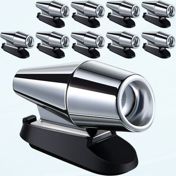 10Pcs Deer Whistle for Vehicles Save Collision Avoidance Deer Whistle, Deer Whistles for Car Deer Warning Devices Animal Alert for Cars Trucks and Motorcycles (Silver)