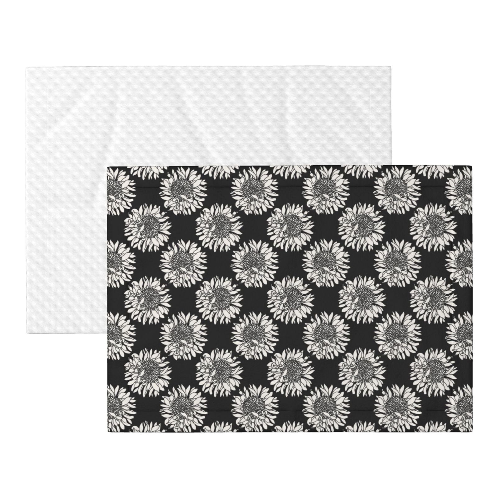 Naloa White Sunflowers Dog Blanket, 3 Sizes Cat Blanket for Indoor Cats Large Medium Small Dog Gifts-Medium
