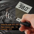 thumbnail image 2 of NICE-POWER Mini Infrared Thermometer Gun Digital Pen Thermal Non-contact Handheld Laser Pyrometer Hygrometer IR Temp Metre, 2 of 6