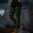 thumbnail image 5 of Women's Halloween Leggings Stretchy Stripe Printed Legging Tights High Wasit Soft Holidays Pants 2025 Trendy, 5 of 8