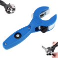 thumbnail image 1 of Ratchet-Type Pipe Cutter, Ratcheting Tubing Cutters, One-Hand Fast Pipe Cutting Tool, 2 in 1 Close Quarters Tube Compact, Hose Rigid Plastic Exhaust PVC Stainless Steel (Blue), 1 of 8