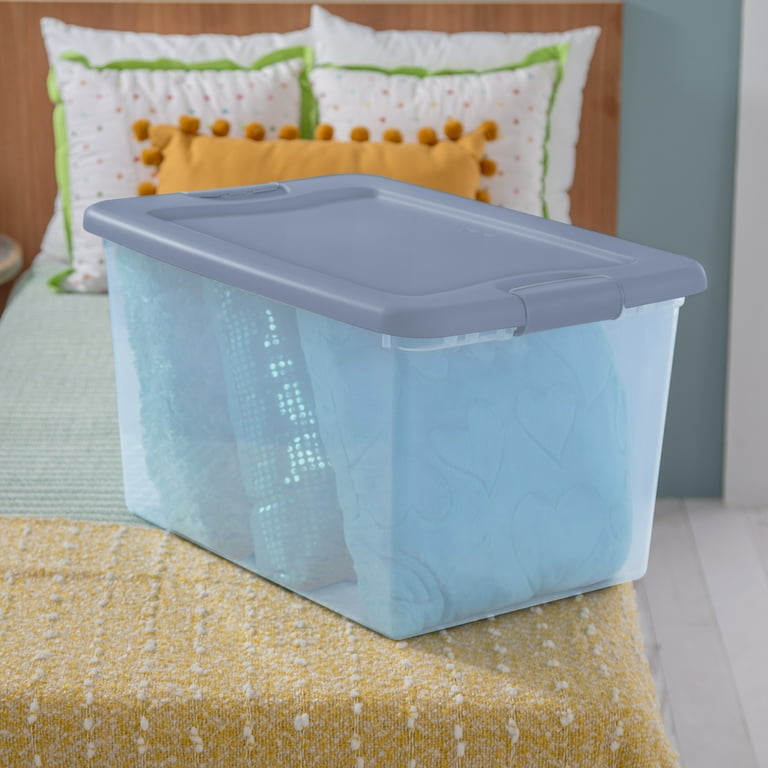 Sterilite 64 Qt. Latching Storage Bins with Lids, Plastic