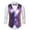 Purple, variant on TKYCMSUAKI Mens Blazer Under $20,Suit Vest for Men Dressy Shiny Sequin Formal Dress Waistcoat Casual V Neck 3 Buttons Uniform Vest Slim Fit Dress Waistcoat With Pocket for Suit or Tuxedo