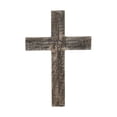 thumbnail image 3 of Distressed Grey FAITH Wooden Cross 18x12, 3 of 4