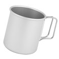 thumbnail image 3 of SXS Kitchen Camping Drink Cups Folding Coffee Cup Tourist Tableware Outdoor Mug Aluminum Alloys Teas Cup Picnics Utensils (Black), 3 of 7