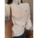 thumbnail image 2 of HOUZHOU Y2k Vintage Streetwear Jerseys de punto para mujer Estilo coreano Casual Cremallera suelta Suéter bordado sólido Otoño 2024, 2 of 5
