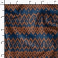 thumbnail image 2 of Soimoi Cotton Satin Spandex Orange Fabric By the Yard - 54 Inch Wide - Ikat Fabric - Elegant and Traditional Patterns for Stylish Creations Printed Fabric, 2 of 6