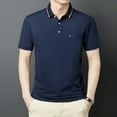 thumbnail image 3 of Men's Summer Business Breathable Sweat Absorbing Polo Shirt, 3 of 9