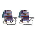 thumbnail image 1 of Tommy Bahama Backpack Beach Chair 2 Pack (Tropical Sunset), 1 of 5