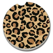 Thirstystone "Leopard Print" Single Absorbent Stone Car Coaster