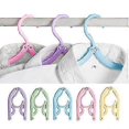 thumbnail image 3 of Folding Clothes Hanger Travel Hanger Foldable Coat Hanger Drying Rack, 3 of 4