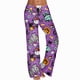 thumbnail image 2 of Pantalones de pijama Sanrio Hello Kitty Pajamas Pants for Womens Cute Hello Kitty Pajama Pants Comfy Pajama Pants Pocket Halloween Print Drawstring Wide Leg Pants, 2 of 5