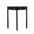 thumbnail image 3 of Linon Camden Table Console Demi-Lune en Bois, Noir, 3 of 14