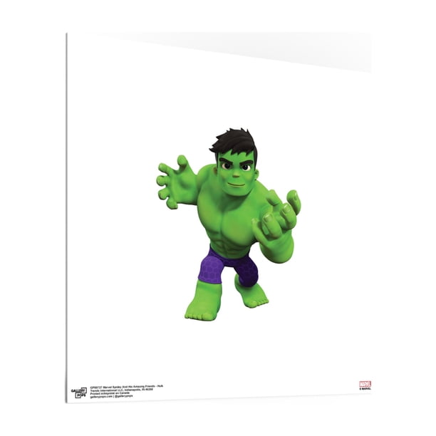 Gallery Pops Marvel Spidey And His Amazing Friends - Hulk Wall Art