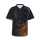 thumbnail image 1 of Fotbe Glowing Snake Dark Forest Camisa Hawaiana para Hombre Unisex – Camisa Casual de Verano con Botones de Manga Corta de Algodón y Lino,Medium, 1 of 7