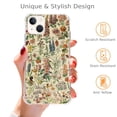 thumbnail image 2 of Vintage Flowers Case Compatible with iPhone 13,Unique Art Design TPU Bumper Cover Case, 2 of 5