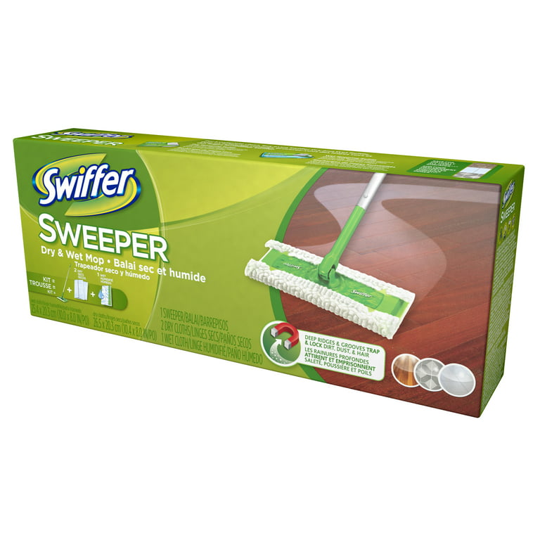 Swiffer Sweeper Floor Mop Starter Kit and Refills 