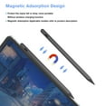 thumbnail image 3 of Stylus Pens for iPad, Fast Charging Stylus Pencil for iPad Touch Screens, Palm Rejection, Tilting & Magnetic Detection for iPad Pro 11/12.9,iPad 10/9/8/7/6,iPad Air 4/3,iPad Mini 6/5, Black, 3 of 8