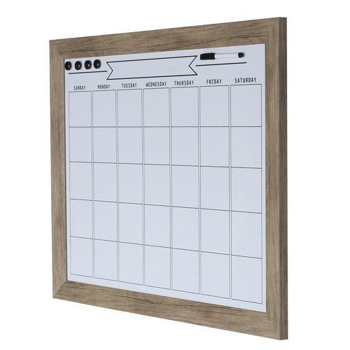 DesignOvation Beatrice Framed Magnetic Dry Erase Monthly Calendar, 23x29, Gray - Walmart.com DesignOvation Beatrice Framed Magnetic Dry Erase Monthly Calendar, 23x29, Gray - Walmart.com