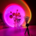 thumbnail image 1 of Dww-lámpara de Puesta de Sol, lámpara de Puesta de Sol, lámpara de proyección de 16 Colores con trípode, Aura de Puesta de Sol, lámpara LED de Arco Iris USB, luz Visual novedosa, 1 of 5