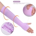 thumbnail image 4 of 10 pares de mangas de protección solar Protección UV Mangas de enfriamiento Mangas de brazo Hombres Mujeres Deportes Mangas de sol con orificio para el pulgar para conducir, jugar al golf Jormftte LRWJ450, 4 of 6