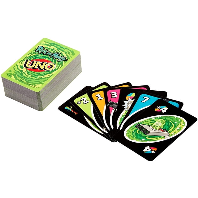 Juego de cartas UNO Rick y Morty MATTEL