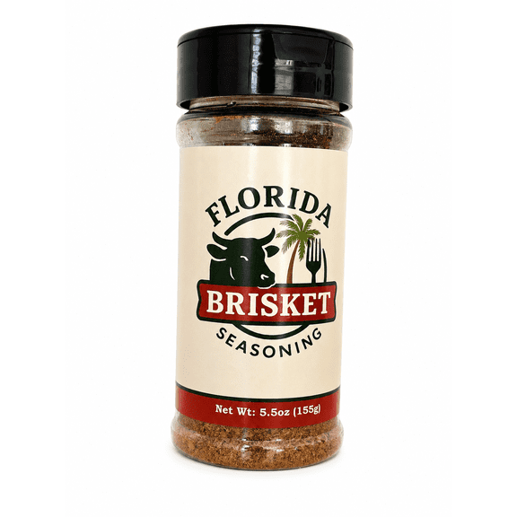 FlaBrisketSeasoning  Brisket Rub & Beef Seasoning Net Wt.  5.5 oz