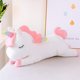 thumbnail image 2 of Almohada de peluche YONGSHENG Juguete de unicornio con alas de arco iris Blanco 22 pulgadas, 2 of 3
