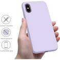thumbnail image 2 of Entronix Silicone Case Compatible with iPhone Xs Max, Protective Cover, Purple, 2 of 6