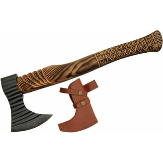 CRKT Berserker Outdoor Survival Axe: 1055 Carbon Steel Plain Edge