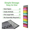 thumbnail image 6 of Vinyl Roll Holder with 48 Compartments, Storage Organizer Wall Craft Room Organizers and Gray Tree, 6 of 7