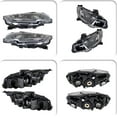 thumbnail image 5 of For 2016 2017 18 19 20 21 Honda Civic LH&RH Headlights Headlamps Black Housing, 5 of 8