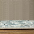 thumbnail image 3 of Vintage Turkish Area Rug, Oriental Scroll with Swirling Leaves with Eastern Design Inspirations, Soft Carpet for Living Room Decor with Distressed Look, 4' X 5.7', Petrol Blue, by Ambesonne, 3 of 4