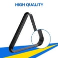 thumbnail image 6 of GSE Games & Sports Expert Black Plastic Billiard Ball Rack. 8 Ball Triangle Pool Ball Rack for 2-1/4" Pool Balls, 6 of 8