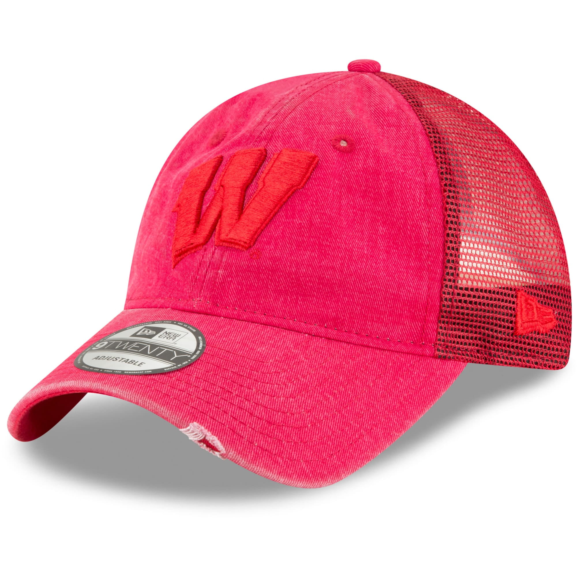 Wisconsin Badgers New Era Tonal Washed 
