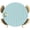 Aqua, Blue, variant on Round Fitted Tablecloths with Elastic Edge Minimalist White Dotted Line on Gray Oil-Proof Waterproof Wipeable Table Cover for Kitchen Dining Party Decor Polka Dot Stripe Table Clothes,36" - 44"
