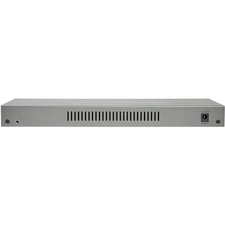 NETGEAR - 16-Port 10/100/1000 Mbps Gigabit Smart Managed Plus Switch - Gray