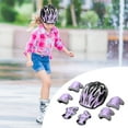 thumbnail image 5 of Steadline Youngster Protective Gear Set 7pcs - Adjustable Helmet With Knee Elbow Wrist Guards For Skateboarding Biking Roller Skating Safety Equipment Breathable Sponge Material, 5 of 5