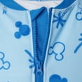 thumbnail image 5 of Disney Mickey Mouse Baby Boys' Swimwear One Piece Sunsuit and Hat Set Light Blue, 5 of 6