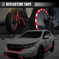 thumbnail image 2 of Unique Bargains Reflective Tape Automobiles Motorcycles High Brightness Reflective Sheet 2cmx8m Red and White, 2 of 7