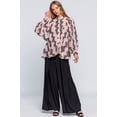 thumbnail image 2 of Saronite See Through Long Sleeve Shirt With Lace Detail, Pink (Women's), 2 of 5