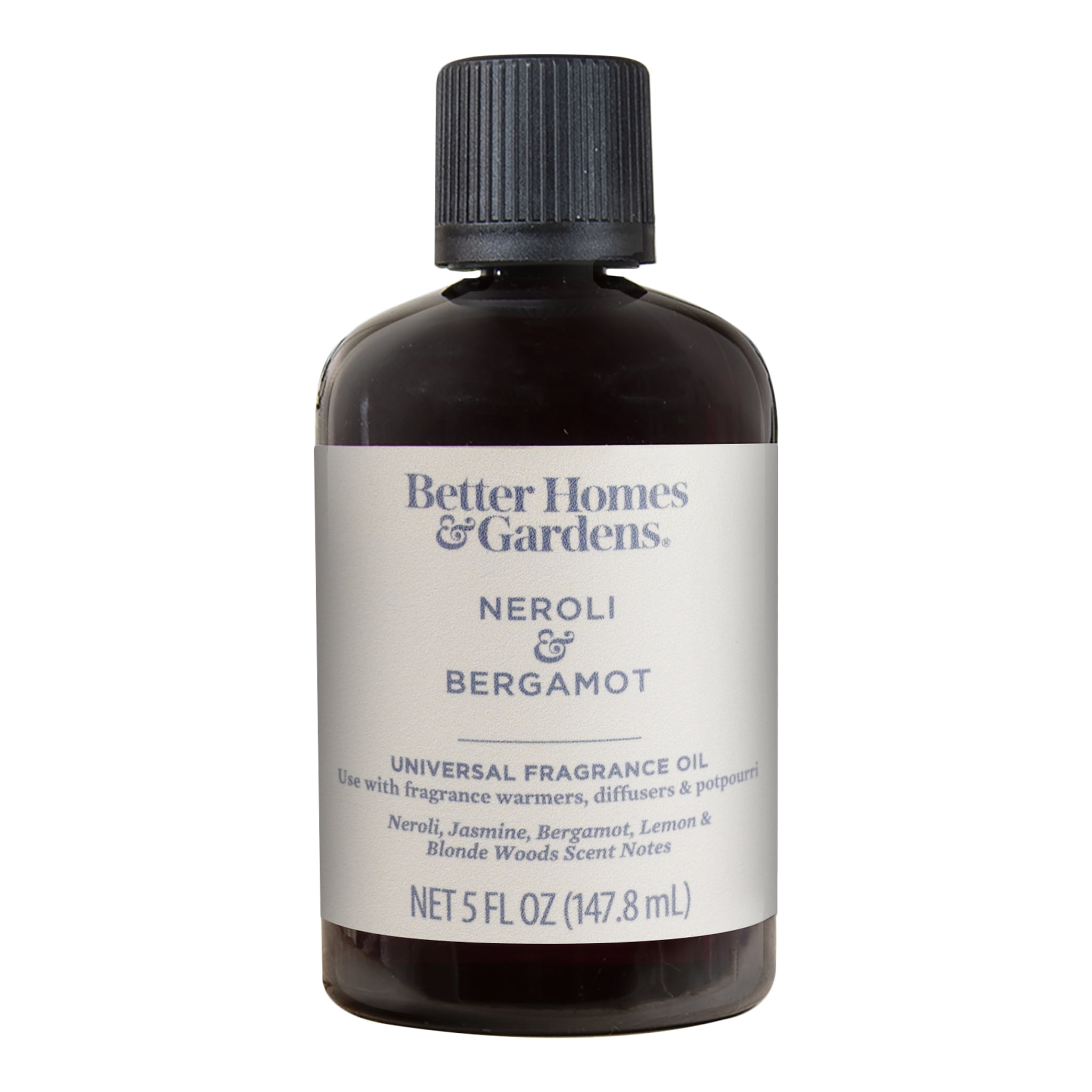 Better Homes & Gardens Universal Fragrance Oil, Neroli & Bergamot Scented, 5 fl oz, for use with Fragrance Oil Diffusers, Fragrance Warmers, Potpourri, and Wicking Fragrance Diffusers
