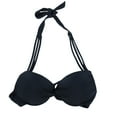 thumbnail image 2 of Salt + Cove Juniors' Strappy Underwire Push-Up Bikini Top Black XS, 2 of 3