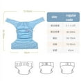 thumbnail image 2 of Wswqop Adult Cloth Diapers Adult Nappy Anti-Leakage Waterproof for Old Man Incontinence Grey, 2 of 9