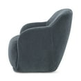 thumbnail image 3 of Moe's Home Collection Stevie Lounge Chair Slate Blue Fabric Chairs, 3 of 6